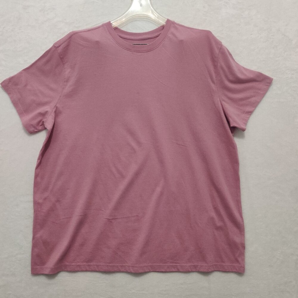 Goodfellow & Co Women's Relaxed Fit Short Sleeve Tee Shirt Old Rose Size XXL